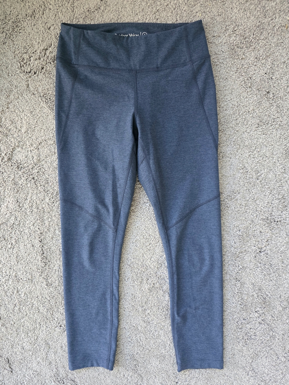 Outdoor Voices Blue Leggings Capris Active Athletic Small